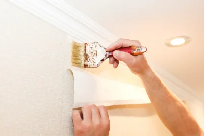 Pose de papier peint à Brutelles — revêtements muraux et toiles de verre
